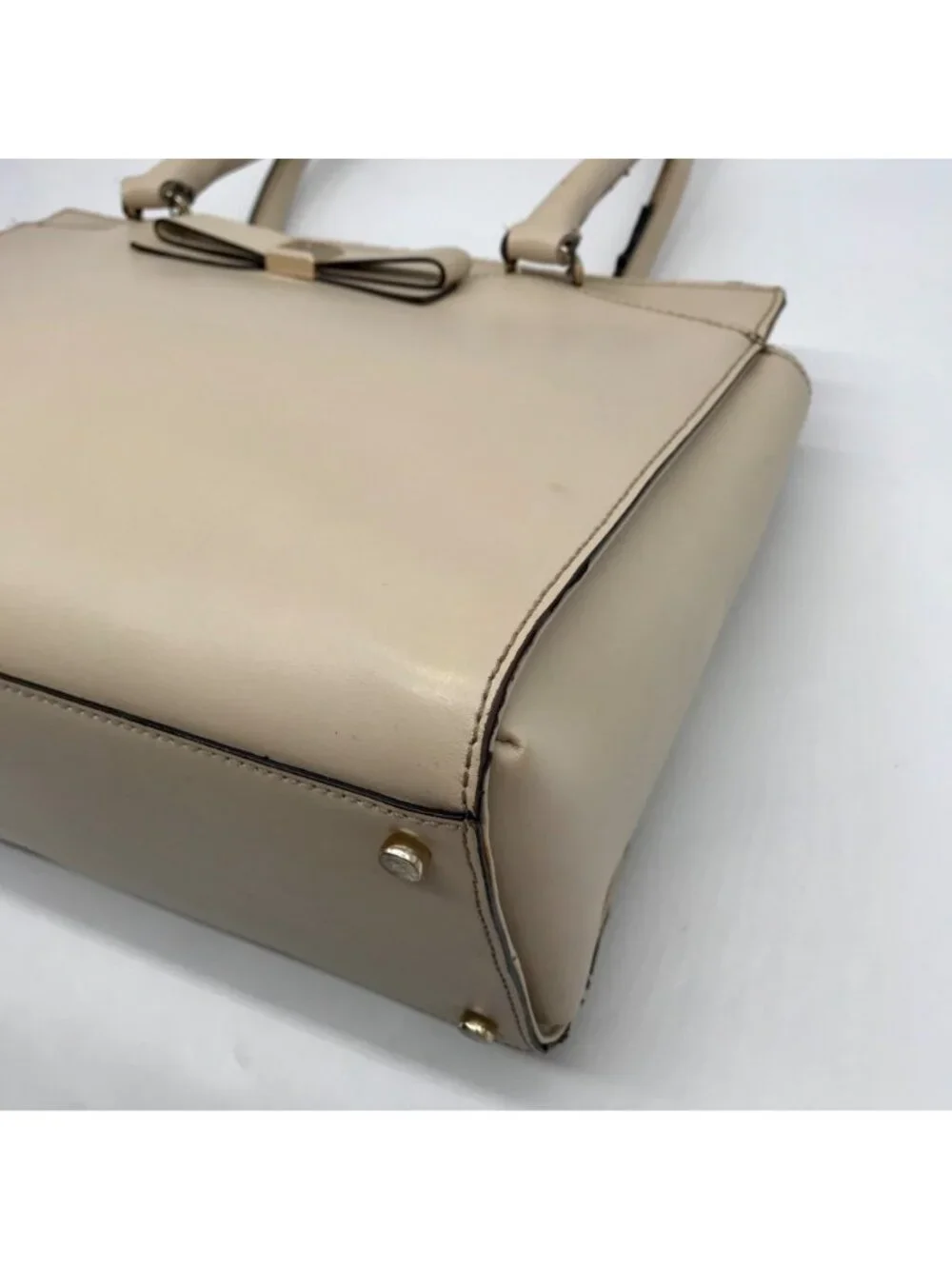 Kate Spade Beige Leather Montford Jovie Park Tote Bag